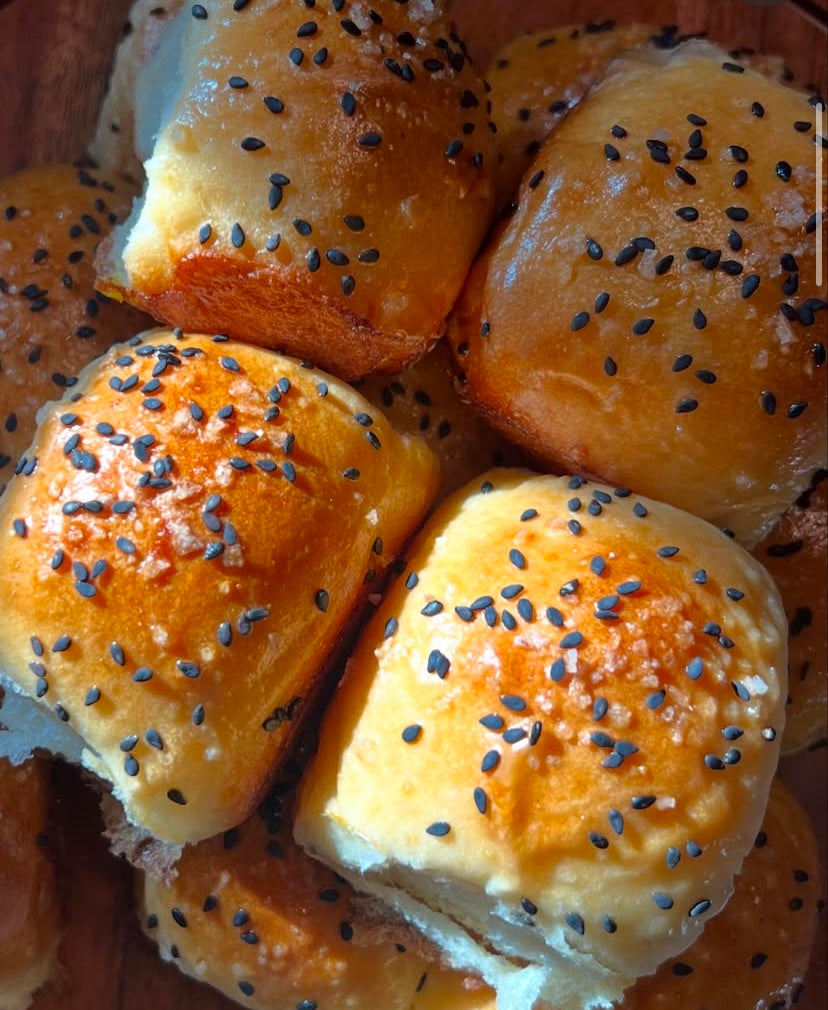 Sesame Milk Bread Rolls 6-Pack